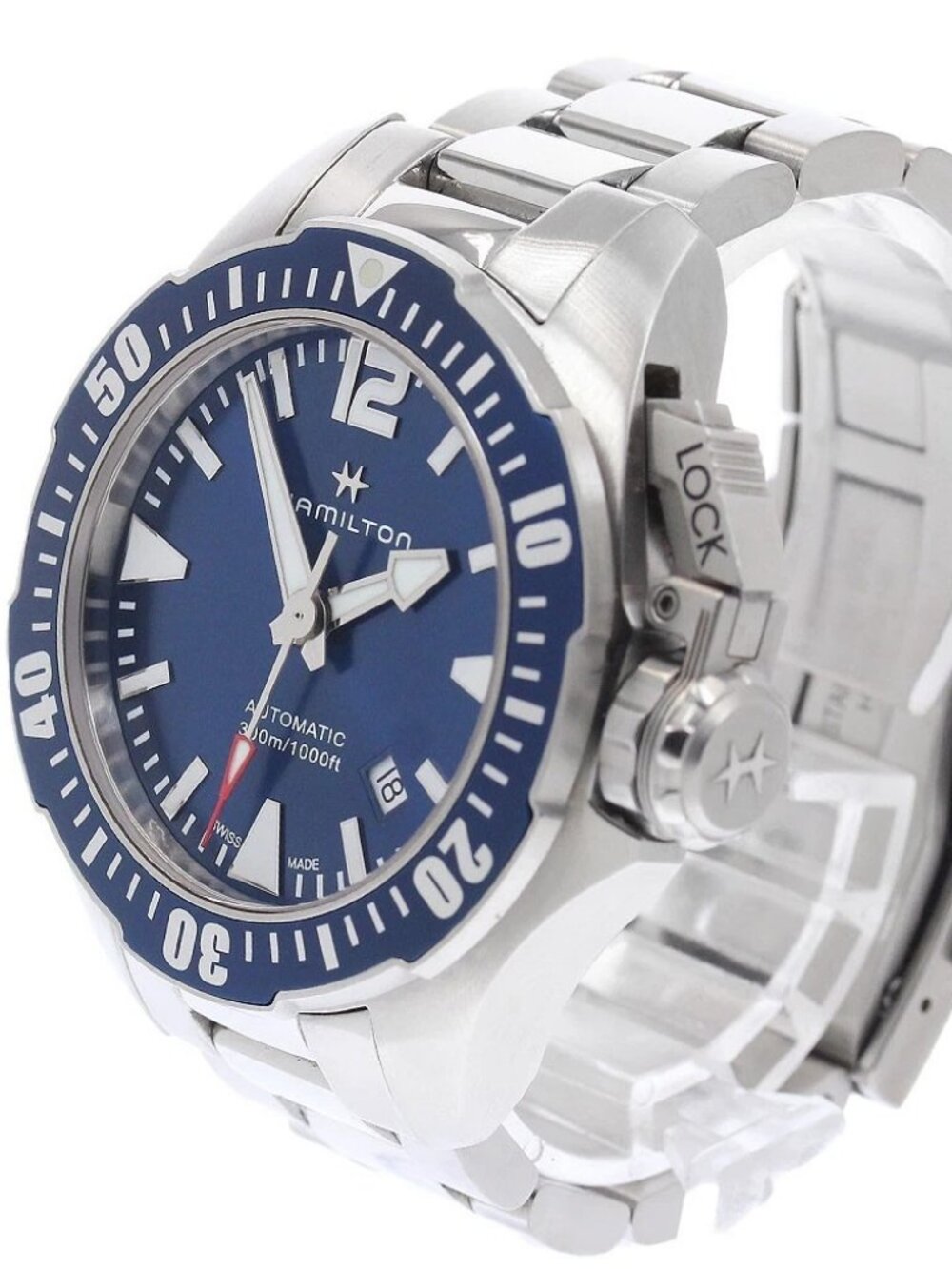 HAMILTON khaki H777050 Date blue Dial Automatic Men's Watch_955516